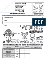 Examen Mensual: Exploración y Conocimiento Del Mundo