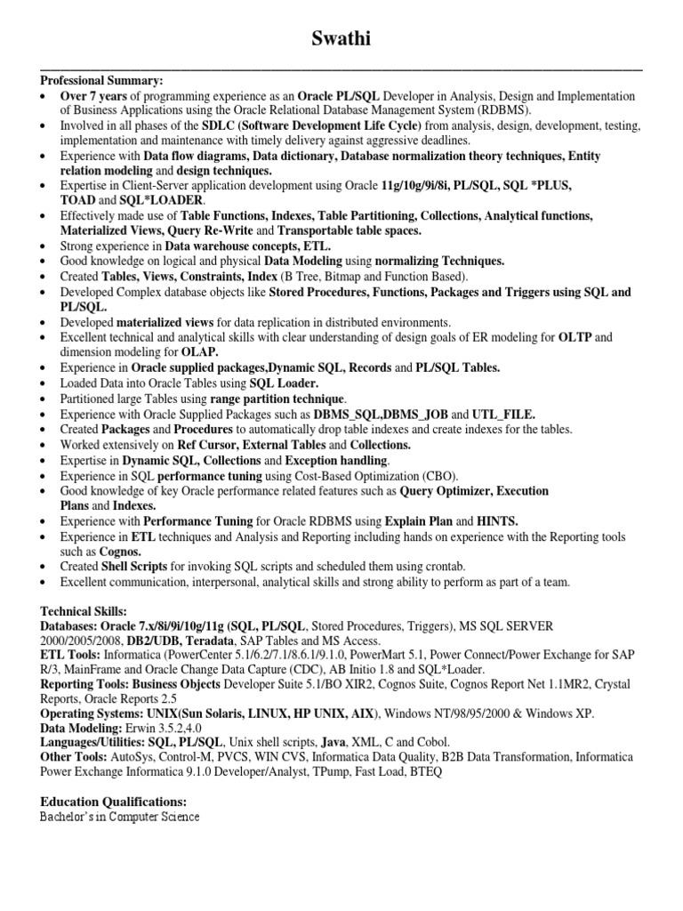 swathi-pl-sql-developer-resume-pdf-pl-sql-databases