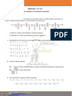 Reta numérica números racionais