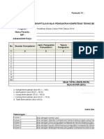 Form 11 Rekapitulasi Nilai Penguatan Kompetensi Teknis Bidang Tugas(1)