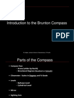 Introduction To The Brunton Compass: M. Helper, Jackson School of Geosciences, UT Austin
