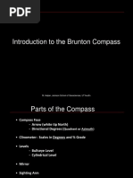 Introduction To The Brunton Compass: M. Helper, Jackson School of Geosciences, UT Austin