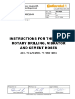 Instructions For The Use of Rotary Drilling, Vibrator and Cement Hoses