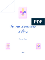 Je Me Souviens Detre PDF