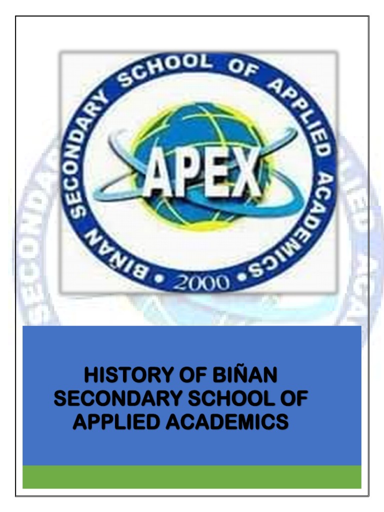 History of Biñan Secondary School of Applied Academics | PDF | Teachers ...