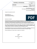 carta de presentación