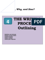 The Writing Process: Outlining: What, Why, and How?