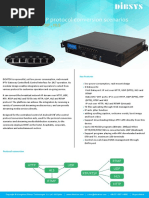 DCM750 IPTV Gateway IP Protocol Conversion Scenarios