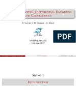 Stochastic Partial Differential Equations and Geostatistics