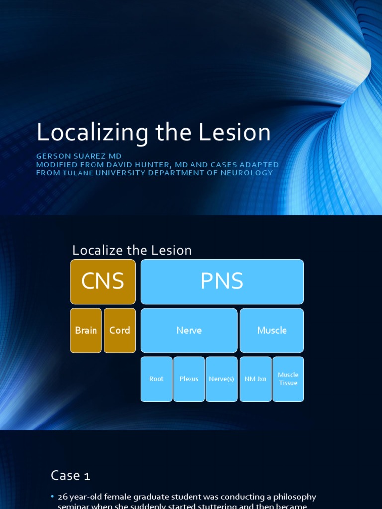 Neurological Lesion Localization Cases | PDF | Hand | Carpal Tunnel ...