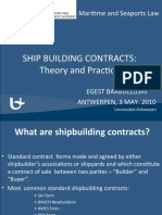 Ship Building Contracts: Theory and Practice: Maritime and Seaports Law