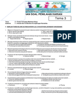 Soal Tematik Kelas 4 SD Tema 3 Subtema 1 Hewan Dan Tumbuhan Di Lingkungan Rumah Dan Kunci Jawaban