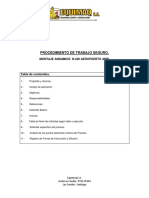 Procedimiento de Trabajo Seguro. Montaje