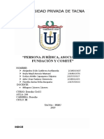 Persona jurídica y sus atributos en la Universidad Privada de Tacna