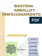 Desarrollo y Perfeccionamiento Talento Humano