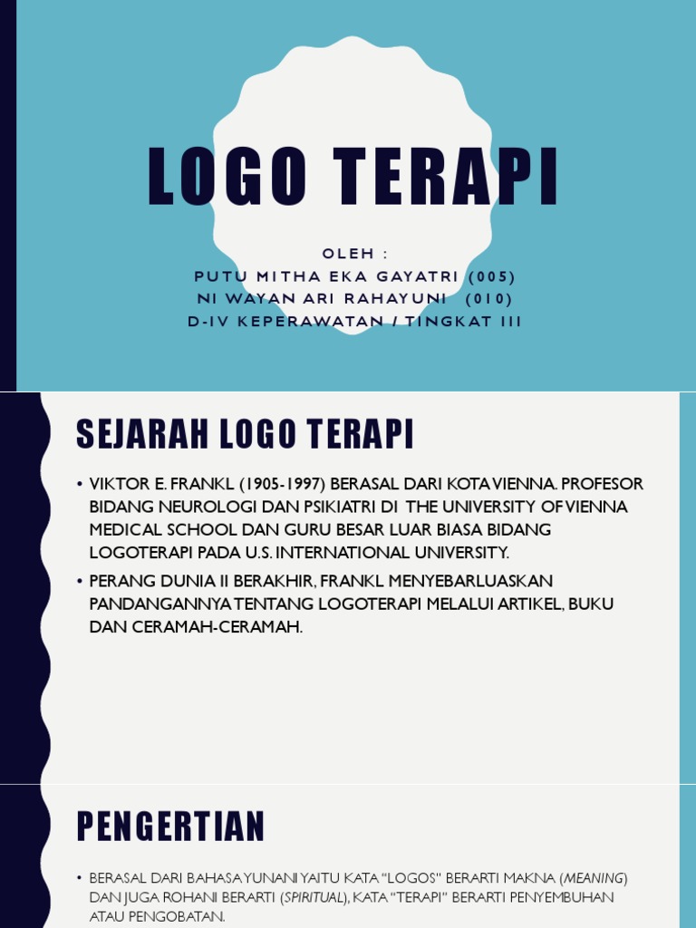 Makna dan Tujuan Logoterapi | PDF