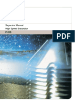 Separator Manual High Speed Separator: Product No. 881100-04-02/0 Book No. 577461-02 Rev. 3