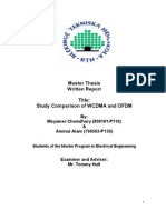 Study Comparison of WCDMA and OFDM