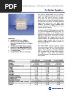 Advanced System Design Product Specifications: FFE-8 - S/RP Feederline Equalizer