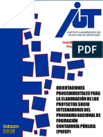 Orientaciones Procedimentales para La Elaboracion Del Psi PNFCP Nov 2016 Vers 2.0 Blog 1 (4) - 1