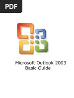 Microsoft Outlook 2003 Basic Guide