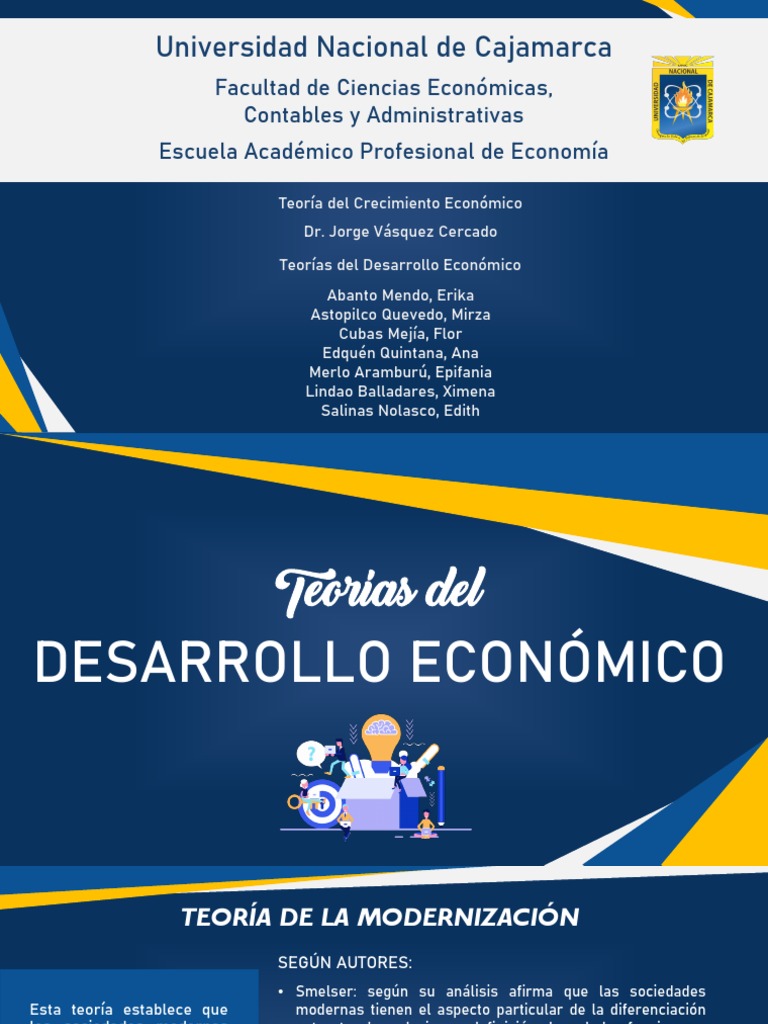 Teorías del Desarrollo Económico en Hidalgo | PDF | Teoría de la ...