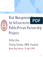 Risk Management for Infrastructure PPP