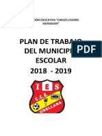 Plan de Trabajo 2018-2019