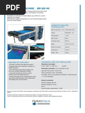 Mr 900 Hk Fusing Machine 17 06 14 Electrical Engineering Physical Quantities