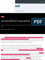 Vaccines Still Dont Cause Autism