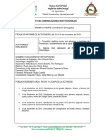 Formato de Reporte Actividades