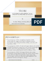 Konsep Teori Kepemimpinan PDF