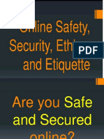 Online safety and etiquette