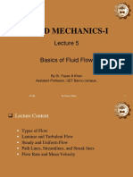 Fluid Mechanics-I: by Dr. Fayaz A Khan Assistant Professor, UET Bannu Campus