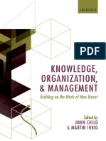 Knowledge, Organization & Management
