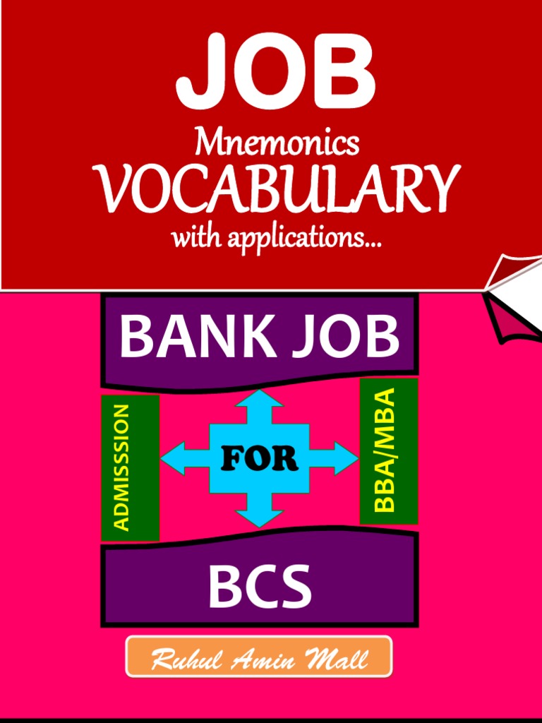 Bank Job Vocabulary 10 09 19 Book Exambd Net Business