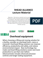 Overhead Alliance Lecture Material