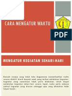 Cara Mengatur Waktu