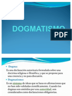 DOGMATISMO EXPOSICION