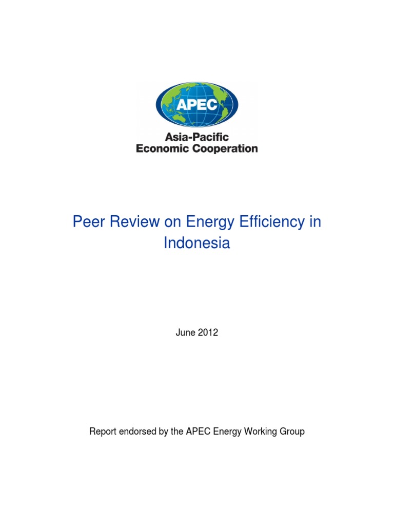 Peer Review On Energy Efficiency in Indonesia: June 2012 | PDF ...