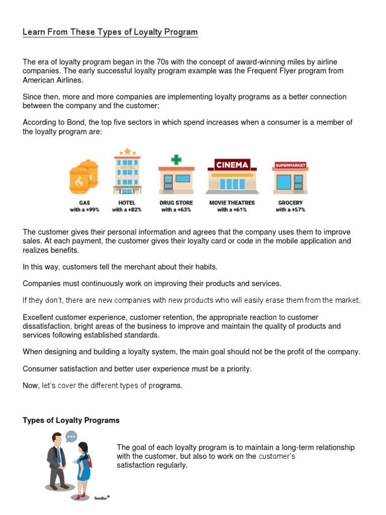 Types of Loyalty Programs Explained | PDF | Loyalty Program | Customer