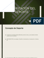 Clasificación Del Deporte PDF