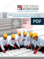 Manual de Instlación de Techo Aligerado con vigueta prefabricada de Acero.pdf