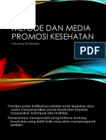 Metode Dan Media Promosi Kesehatan