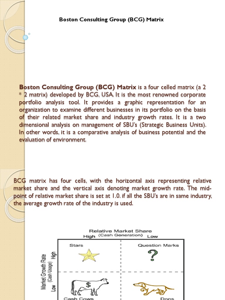 Understanding the BCG Matrix | PDF | Microeconomics | Economies