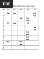 Horario Cra