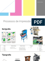 Produção Gráfica - Resumo Processos de Impressão