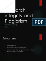 Research Integrity and Plagiarism: Purnawan Junadi, 2019