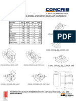 Stonestrong system components for compliant construction