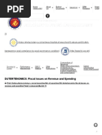 DUTERTENOMICS_ Fiscal Issues on Revenue and Spending